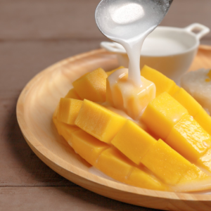 mango & coconut milk (goat milk soap)